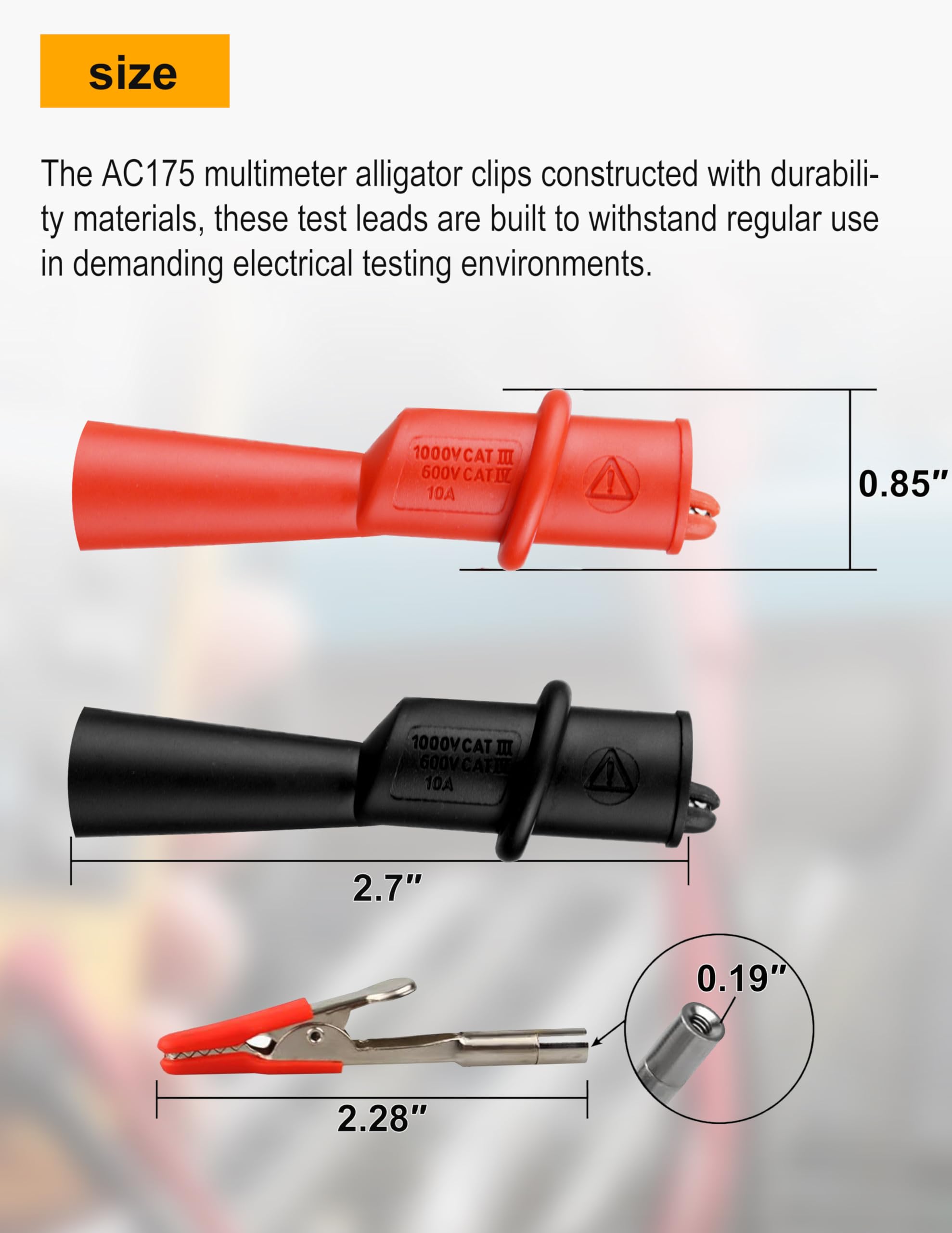 CMC トイガン用グリップ Amazon.com: ZIBOO AC175 Threaded Slide-On Alligator Clip Set